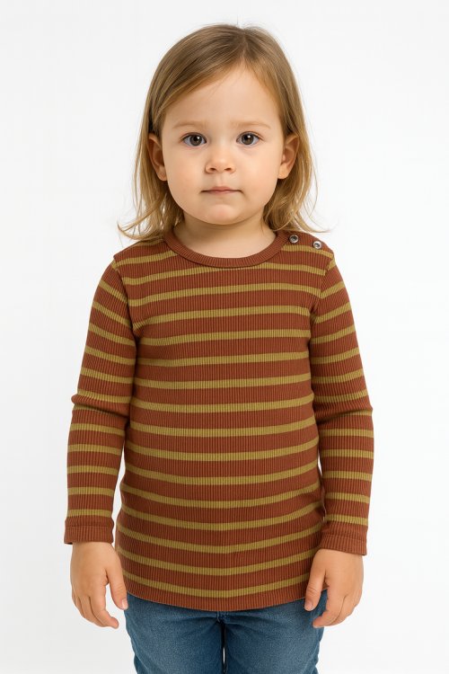 Striped Long-Sleeve T-Shirt for Toddlers