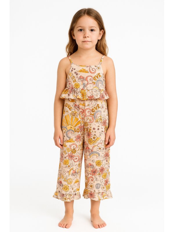 NFD Kids Cream Kindness Jumpsuit
