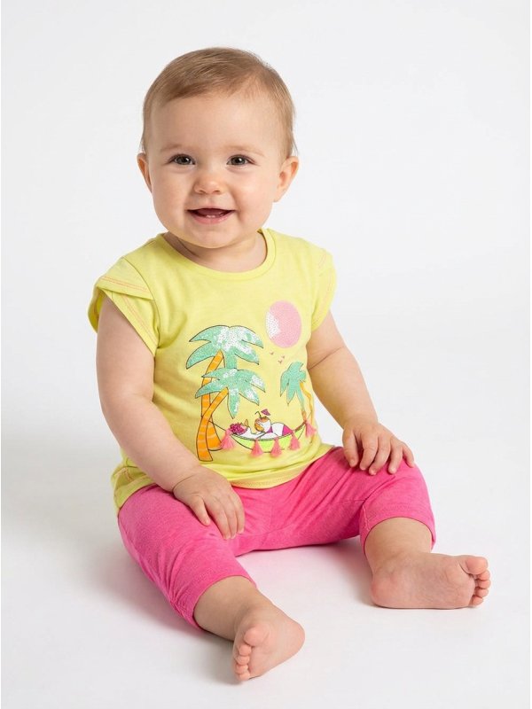 T-shirt with pants - set