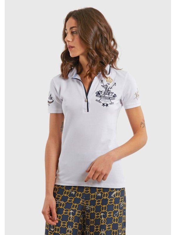 Women Polo T-Shirt PIQUET STRETCH