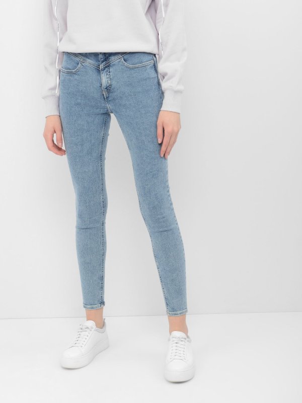 HIGH RISE SUPER SKINNY ANKLE JEANS (defect)