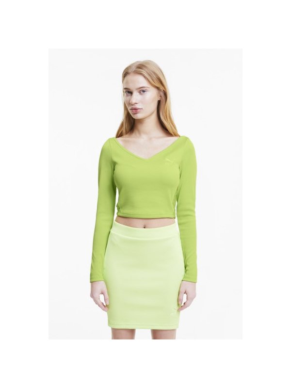 Classics Ribbed Long sleeve Cropped Top