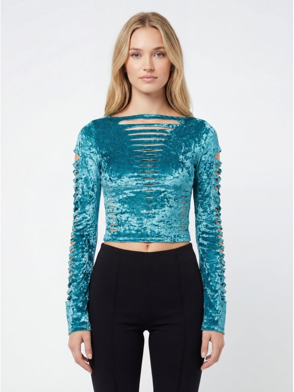 Long-sleeved top